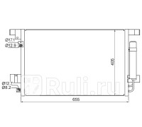 DCN21001 - Радиатор кондиционера (DENSO) Mitsubishi ASX (2010-2016)