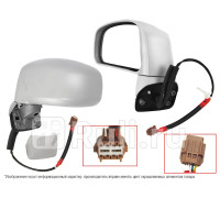 ST-DTW5-940-A2 - Зеркало левое (SAT) Nissan Tiida (2004-2014)