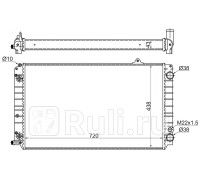 AD0003 - Радиатор охлаждения (SAT) AUDI A8 D2 (1998-2002)