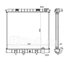 LR0003-98 - Радиатор охлаждения (SAT) Range Rover 2 (1998-2002)