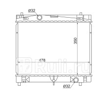 TY0003-CP100 - Радиатор охлаждения (SAT) Toyota Ractis (2005-2010)