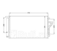 ST-HY14-394-B0 - Радиатор кондиционера (SAT) Hyundai ix35 (2013-2015)