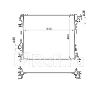NS0013-J11-D - Радиатор охлаждения (SAT) Nissan Qashqai j11 (2013-2021)