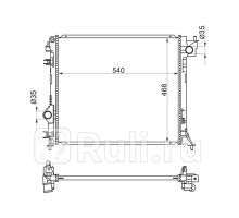 NS0013-J11-D - Радиатор охлаждения (SAT) Nissan Qashqai j11 (2013-2021)