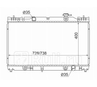 SG-TY0003-ACV30 - Радиатор охлаждения (SAT) Toyota Camry V30 (2001-2006)