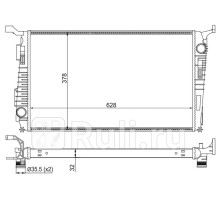 SG-RN0002-10 - Радиатор охлаждения (SAT) Renault Duster (2010-2015)