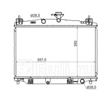 MZ0012 - Радиатор охлаждения (SAT) Mazda 2 (2007-2014)