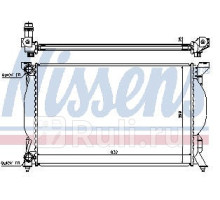 60304A - Радиатор охлаждения (NISSENS) Audi A4 B6 (2001-)