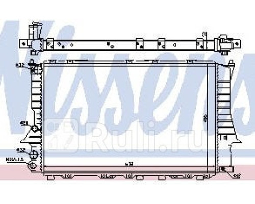 60457 - Радиатор охлаждения (NISSENS) Audi 100 C4 (1990-1994)
