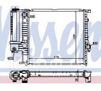 60623A - Радиатор охлаждения (NISSENS) BMW E36 (1990-2000)