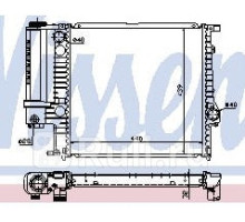 60623A - Радиатор охлаждения (NISSENS) BMW E36 (1990-2000)