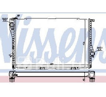 60754A - Радиатор охлаждения (NISSENS) BMW E38 (1998-)