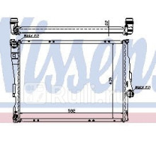 60784A - Радиатор охлаждения (NISSENS) BMW E46 (1998-2003)