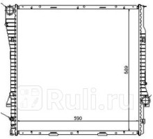 60788A - Радиатор охлаждения (NISSENS) BMW X5 E53 (2000-2003)