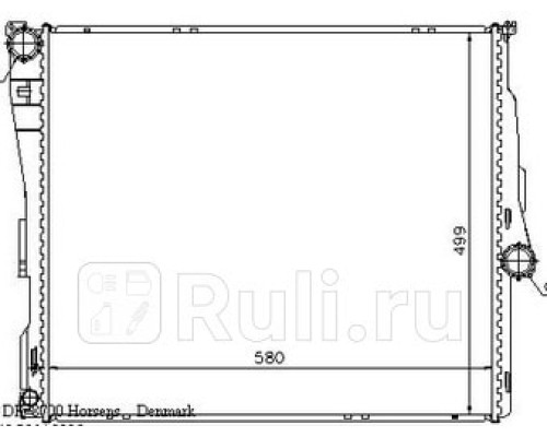 60803A - Радиатор охлаждения (NISSENS) BMW X3 E83 (2004-)