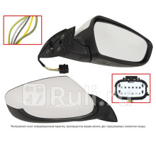 ST-16-0108 - Зеркало правое (SAT) Kia Ceed 2 (2015-2018)