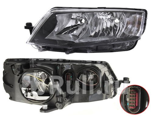 ST-665-1126L - Фара левая (SAT) Skoda Octavia A7 (2013-2017)