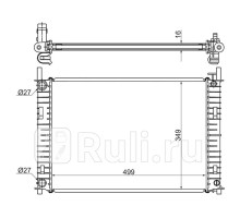FD0008-1 - Радиатор охлаждения (SAT) Mazda 2 DY (2003-2007)