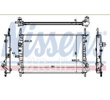 62023A - Радиатор охлаждения (NISSENS) Ford Mondeo 3 (2002-)