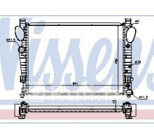 62547A - Радиатор охлаждения (NISSENS) Mercedes W220 (2000-)