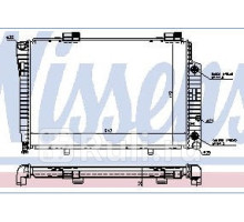 62756A - Радиатор охлаждения (NISSENS) Mercedes W202 (1993-2000)