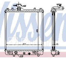 63014A - Радиатор охлаждения (NISSENS) Suzuki Ignis (2003-)