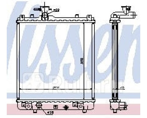 63014A - Радиатор охлаждения (NISSENS) Suzuki Ignis (2003-)