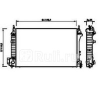 63023A - Радиатор охлаждения (NISSENS) Opel Vectra C (2002-)