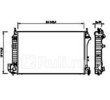 63023A - Радиатор охлаждения (NISSENS) Opel Vectra C (2002-)