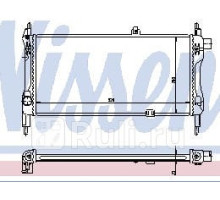 632381 - Радиатор охлаждения (NISSENS) Opel Kadett (1984-1989)