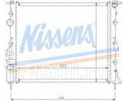 639371 - Радиатор охлаждения (NISSENS) Renault Symbol 1 (1999-2002)