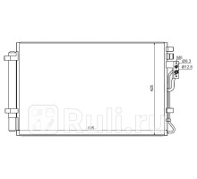ST-KA56-394-0 - Радиатор кондиционера (SAT) Kia Sorento 2 (2009-2021)