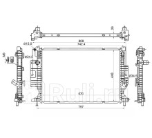 FD0011-1 - Радиатор охлаждения (SAT) Ford Kuga 2 (2012-2016)