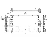 FD0011-1 - Радиатор охлаждения (SAT) Ford Focus 3 рестайлинг (2014-2019)