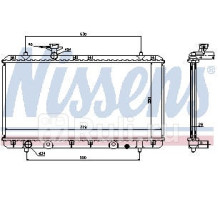 64167A - Радиатор охлаждения (NISSENS) Suzuki Liana (2001-)