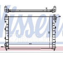 64310A - Радиатор охлаждения (NISSENS) Land Rover Freelander 1 (1997-)