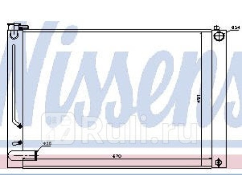 64660 - Радиатор охлаждения (NISSENS) Lexus RX 300 (2003-)