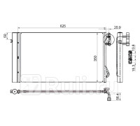 ST-BM90-394-A0 - Радиатор кондиционера (SAT) BMW E87 (2004-2011)