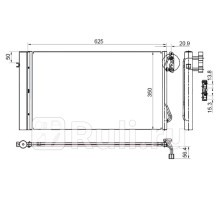 ST-BM90-394-A0 - Радиатор кондиционера (SAT) BMW E87 (2004-2011)