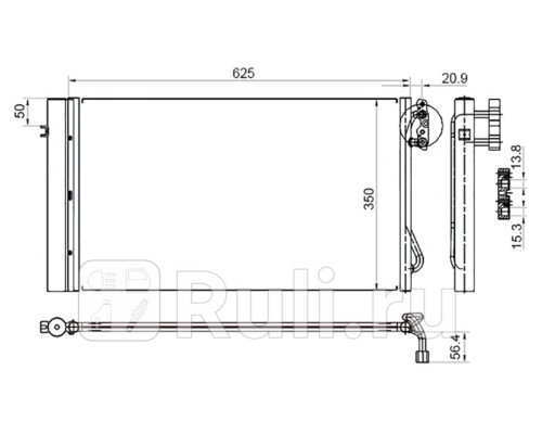 ST-BM90-394-A0 - Радиатор кондиционера (SAT) BMW E87 (2004-2011)
