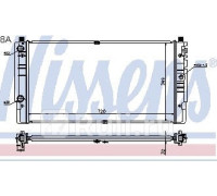 65238A - Радиатор охлаждения (NISSENS) Volkswagen Transporter T4 (1996-)
