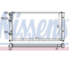 652451 - Радиатор охлаждения (NISSENS) Volkswagen Passat B3 (1988-1993)