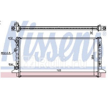 65256 - Радиатор охлаждения (NISSENS) Volkswagen Passat B4 (1993-1996)