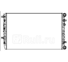 652711 - Радиатор охлаждения (NISSENS) Seat Ibiza (1999-)
