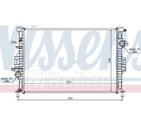 65615A - Радиатор охлаждения (NISSENS) Ford Focus 3 (2007-)