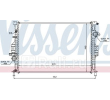 65615A - Радиатор охлаждения (NISSENS) Ford Focus 3 (2007-)