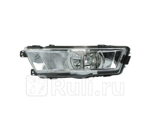 665-2012L-UE - Противотуманная фара левая (DEPO) Skoda Rapid (2011-2013)