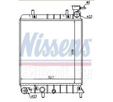 67022 - Радиатор охлаждения (NISSENS) Hyundai Accent ТагАЗ (2000-2011)