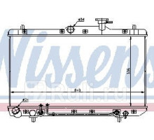 67023 - Радиатор охлаждения (NISSENS) Hyundai Accent ТагАЗ (2000-2011)