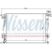 67514 - Радиатор охлаждения (NISSENS) Hyundai ix35 (2010-2013)